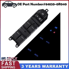 Driver Side LED Power Window Switch Auto Down Up For Toyota Tundra 2007-2021