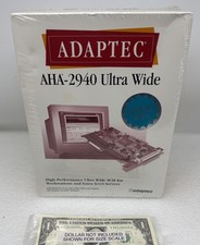 Adaptec AHA-2940 Ultra Wide SCSI PCI Host Adapter New Sealed NOS  extra 2940U