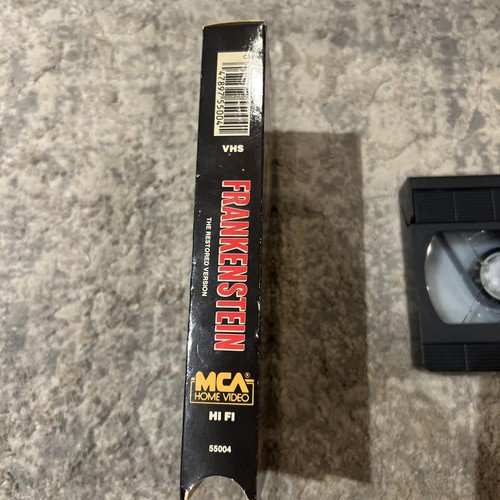 Frankenstein VHS 1931 Universal Monsters 1987 MCA Restored Edition - Picture 3 of 7