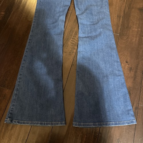 Pantalones de mezclilla Diesel Livier elásticos planos lavados 0069S Distress para mujer talla 28 X32 - Imagen 3 de 9