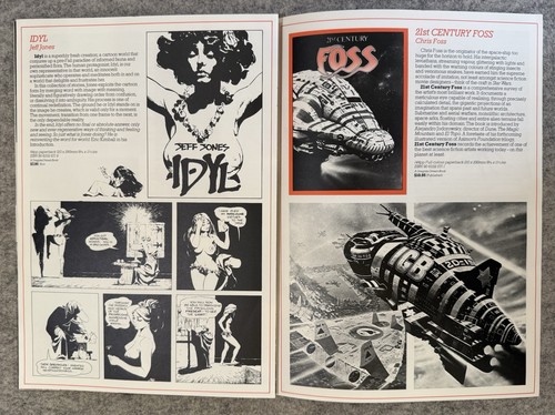 Fall 1979 Big O Publishing Catalog feat. Giger’s Alien & Necronomicon - HTF! - Foto 8 di 10