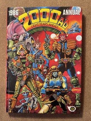 2000AD Annual 1986 VGC Unclipped. Judge Dredd