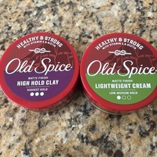 2 Old Spice Putty with Beeswax High Hold Matte Finish 2.22 Oz. New Lot Of 2