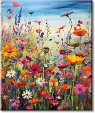 Flowers Puzzle for Adults 1000 Pieces Jigsaw Letters On Back Challenging 27.5in