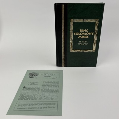 King Solomon's Mines H. Rider Haggard Reader s Digest Best Reading W/ Insert