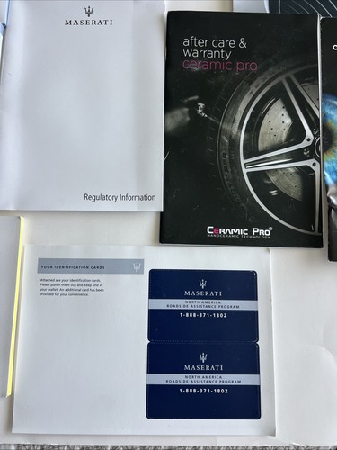 2019 MASERATI GRANTURISMO OWNERS MANUAL SET OEM USED - Picture 7 of 16
