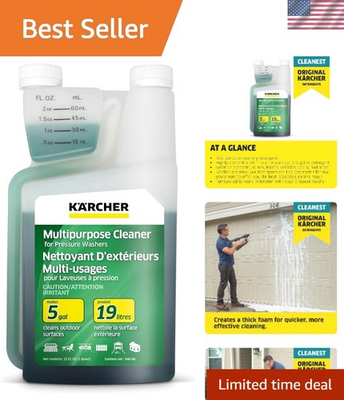 #ad Versatile 1 Quart Kärcher Detergent for Pressure Washers Eco Friendly Formula $20.99