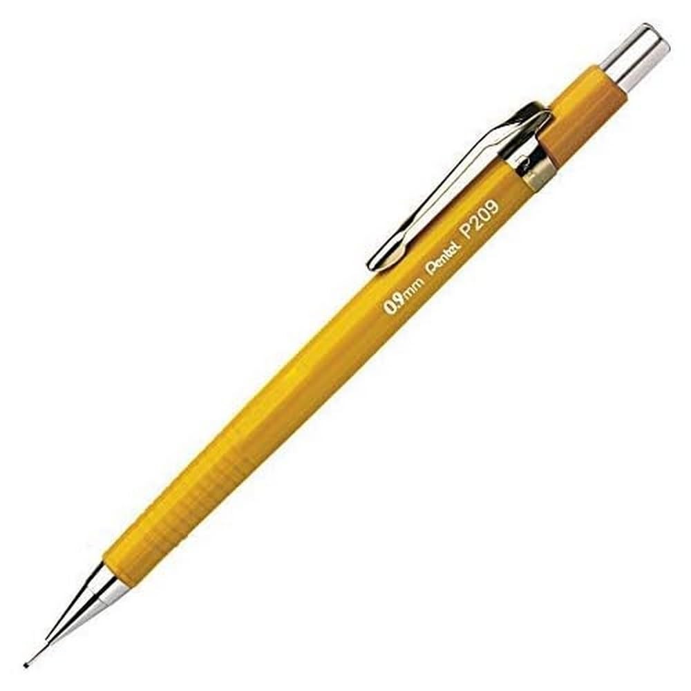 Автоматический карандаш Pentel P209, 0,9 мм, Желтый грифель, 1 Оригинальная упаковка