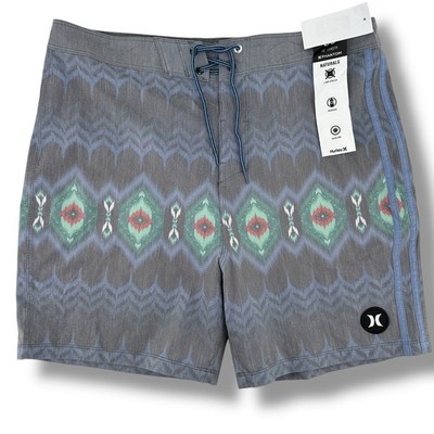 Hurley Phantom Naturals Tailgate Southwestern Ikat Board Shorts 18'' Mens Sz 31