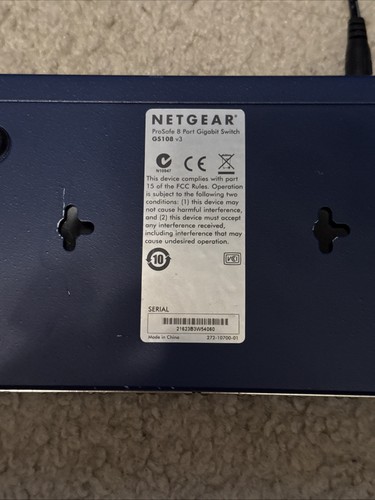 Netgear ProSafe 8-Port Gigabit Desktop Switch GS108 - Picture 3 of 5