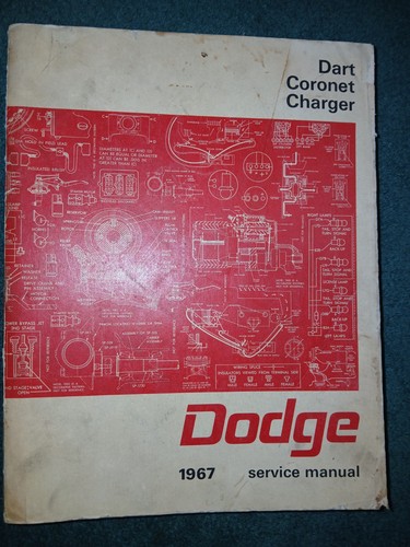 1967 DODGE CHARGER / CORONET / DART SHOP MANUAL / ORIGINAL SERICE BOOK - Picture 2 of 4