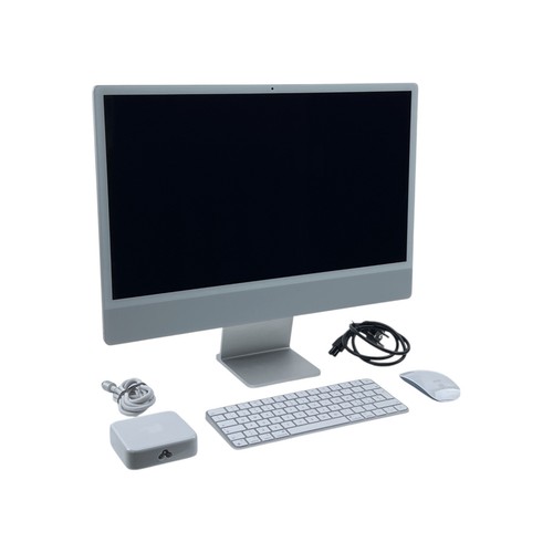 Apple iMac 24 Zoll (60,96 cm) AIO 2021 M1 8GB 256GB Silber QWERTY it - Afbeelding 5 van 8