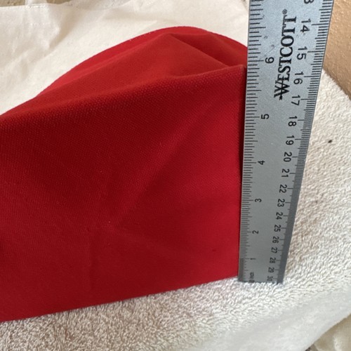 Chick-fil-A Canvas Tote Bag, Red and Cream Color, 14" Tall With 9” X 6” Bottom - Picture 7 of 10
