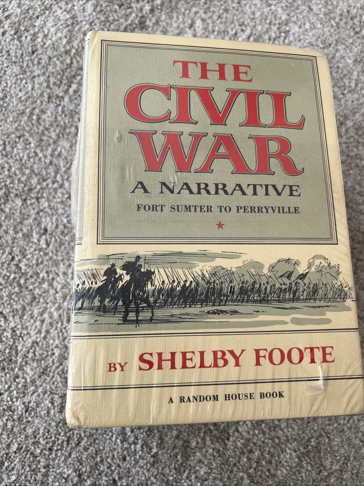 The Civil War A Narrative By Shelby Foote 3 Volume Hardcover Book Set Sealed NEW - Image 2 of 4