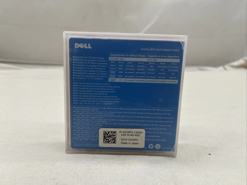 DELL LTO Ultrium 5 Data Cartridge – 1.5 TB Native / 3.0 TB Compressed  Unbenutzt - Bild 4 von 4