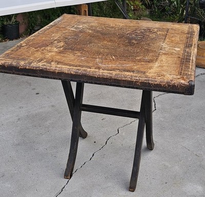 さ*ん様 米軍 フォールディング テーブル MEDICAL TABLE 1953 Rare Vintage 1930s Samson Standing/Folding Card Table Shwayder