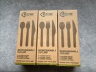 Cutlery.3 Boxes of x8 disposable Knives Fork & Spoon.Biodegradable.Bnibox.BC🇺🇦