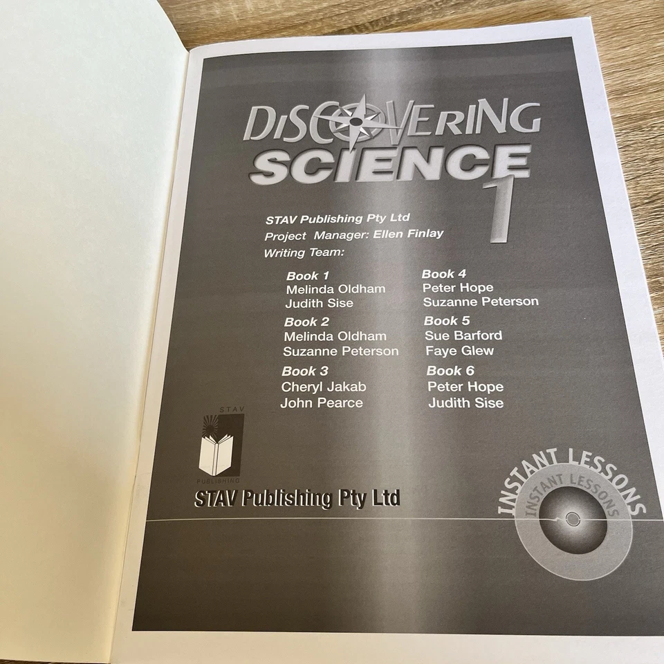 Discovering Science Book 1-6 STAV PUBLISHING 2006 INSTANT LESSONS Learning Kids - Image 4 of 4