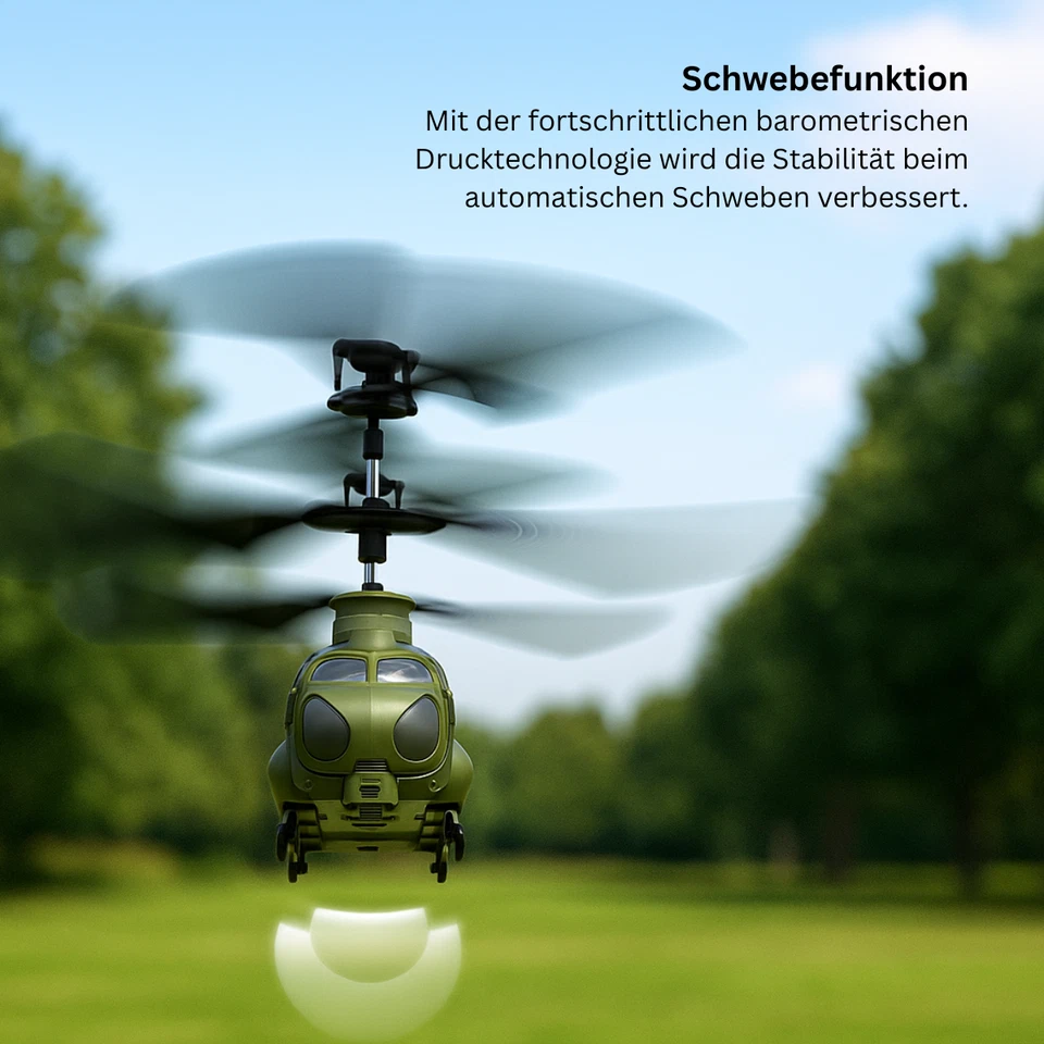 Helicóptero RC SYMA S026H RTF 3 canales - Mini helicóptero RC interior - Imagen 4 de 4