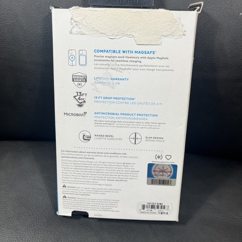 Funda Speck Presidio Perfect-Clear MagSafe para iPhone 13 Pro, Transparente Nueva Caja Abierta - Imagen 5 de 5