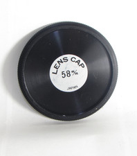 58mm Screw-in Metal Lens Front Cap Made in Japan S119012