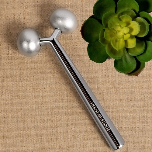 Facial Roller Massager, Cooling Metal to Contour and Reduce Puffiness, Face L... - Picture 9 of 9