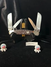 Rare Vintage John Primble 5517 Star 4 Blade Congress Knife - Awesome Snap