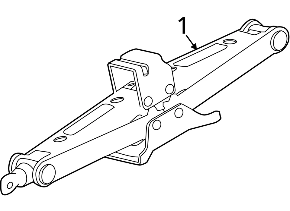 Nissan Murano 2018 tijera de repuesto gato de coche GPAL1 Foto 4 de 4