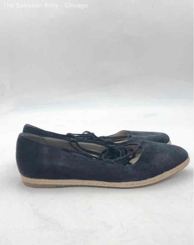 Michael Kors Collection Womens Black Lace-Up Espadrille Flats Size 39.5 - Picture 3 of 11