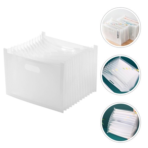 Organizador de archivos horizontal expandible para oficina de estudiantes carpeta de órganos - Imagen 3 de 12