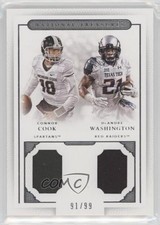 2016 National Treasures Collegiate 91/99 Connor Cook DeAndre Washington #17 0b2