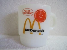 Vintage McDonald's Good Morning Coffee Mug 1976 by Anchor Hocking Fire King USA