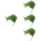  4PCS Dekorative falsche Wand hängende Pflanze Innenleichter schöner falscher