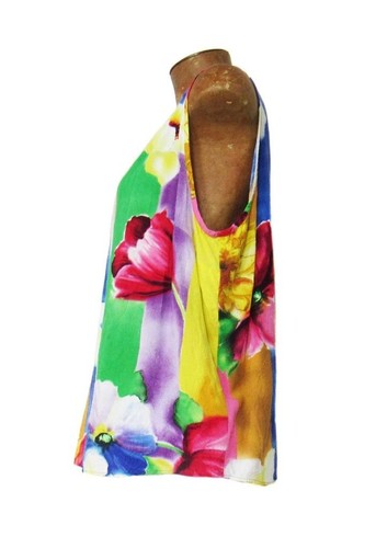 Camicetta canotta a righe colorate "BLOEMEN" by Jams World 2XL DIFETTOSA - Foto 4 di 11