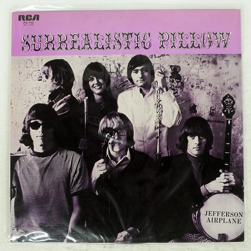 JEFFERSON AIRPLANE SURREALISTIC PILLOW RCA PG102 Japan INSERT VINYL LP