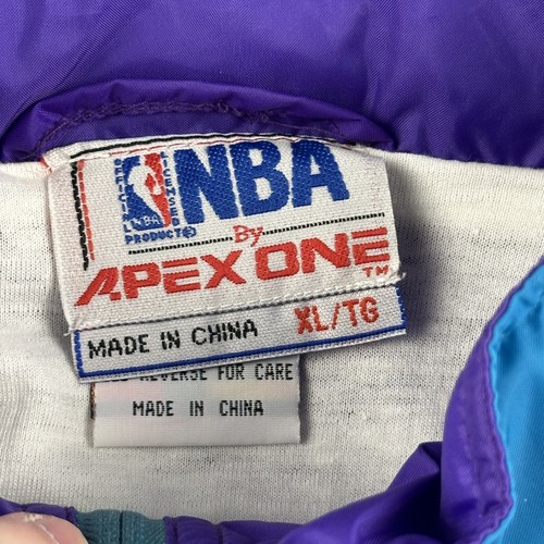 Vintage Charlotte Hornets Jacket Mens XL Apex Pro NBA Basketball 90s - Picture 6 of 11