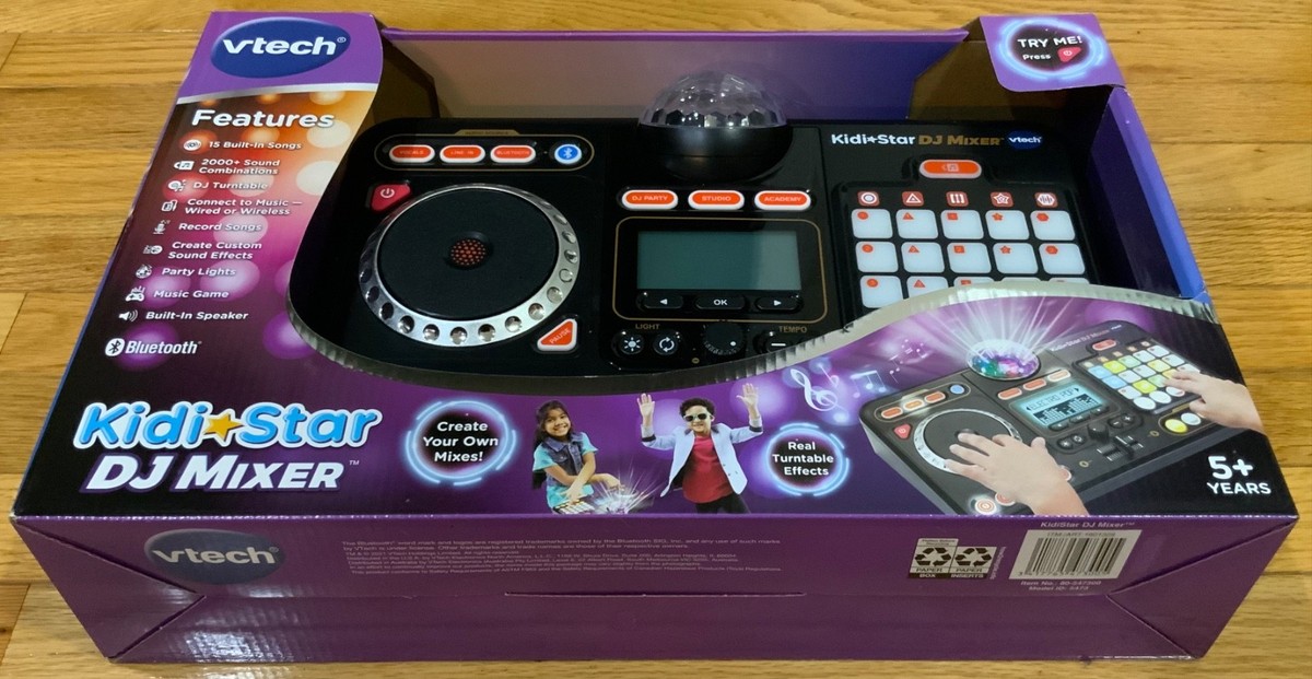 VTech KidiStar DJ Mixer Bluetooth Music for sale online | eBay