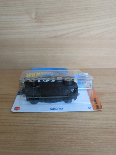 HOT WHEELS 2024 DODGE VAN "HW RACING", BLACK, SHORT CARD. - Picture 5 of 5