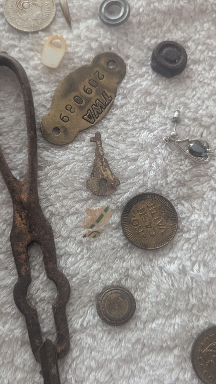 Big Estate Drawer Lot Vintage Smalls, Coins, Pins, Masonic, Advert, Lighter