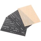 3 Sheets English Alphabet Sticker Matte Keyboard Letter Stickers