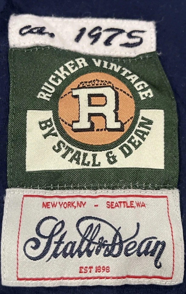 Camisa G2U Stall Dean Rucker Park Vintage 32 Para Hombre Manga Larga Talla 3XL Harlem Foto 3 de 4