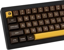 Retro PBT Keycaps 160 Keys Dye Sub SA Chocolate Theme SA