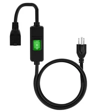 (3Feet) 3-Prong Outdoor Waterproof Extension Switch Cord, in-Line On/Off Swit...