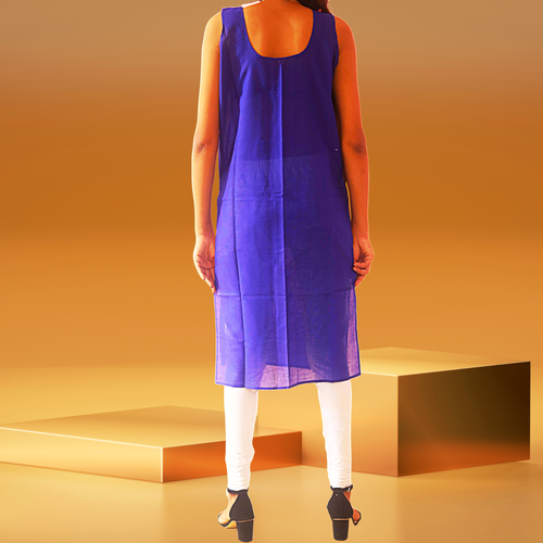 Damen lange Baumwolle Unterwäsche (2er Pack) Schicht für transparente Kleider/Kurtis Cami - Bild 217 von 237