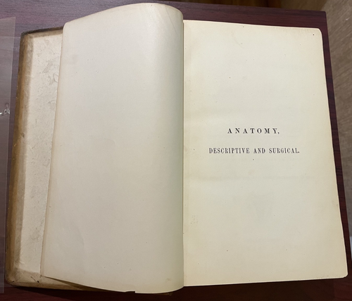Gray's Anatomy Descriptive and Surgical: 1st American Edition, Hardcover