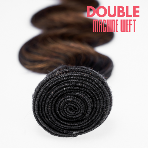 Body Wave Echthaar Bündel Ombre Brazilian Remy Echthaar Extensions blond - Bild 153 von 155