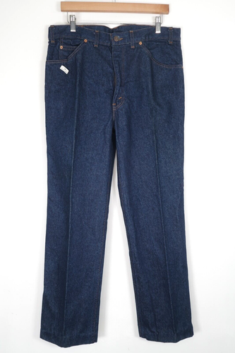 Levi's 627 Vintage Regular Straight Leg Blue Jeans W34 L29 Made In UK Orange Tag - Picture 2 of 13