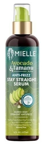 Mielle Avacado & Tamanu Blend Anti-Frizz Stay Straight Serum 6 Fl Oz (Pack of 1) - Picture 1 of 1