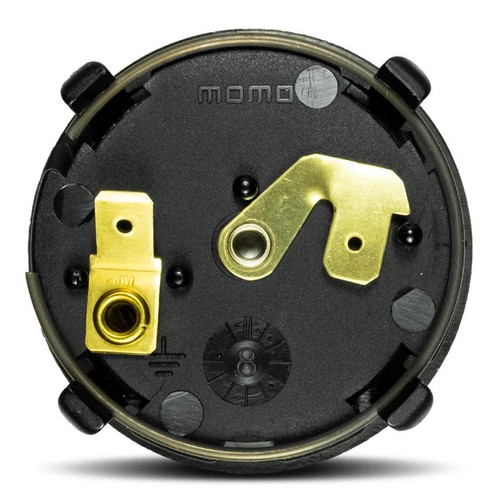 MOMO Round Lip Horn Button With Holden Embossed Leather Logo - Picture 2 of 2