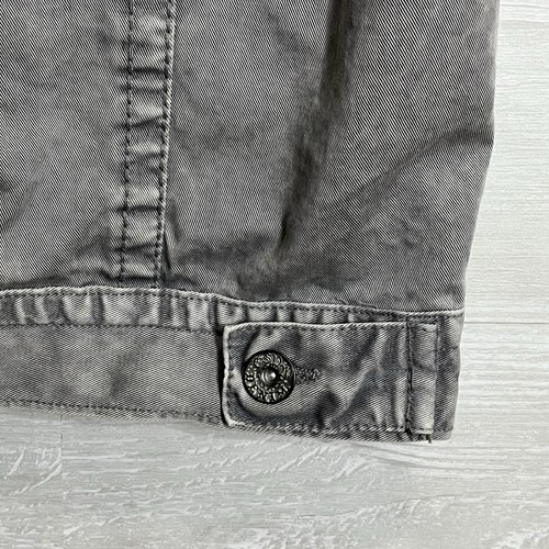 Escapism Herren große graue Denim Weste handgefertigt NY Jeans authentisch - Bild 10 von 10